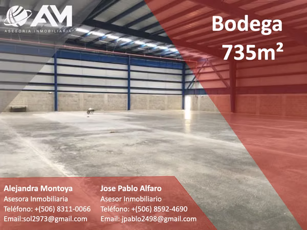 BODEGA EN ALAJUELA 735m²