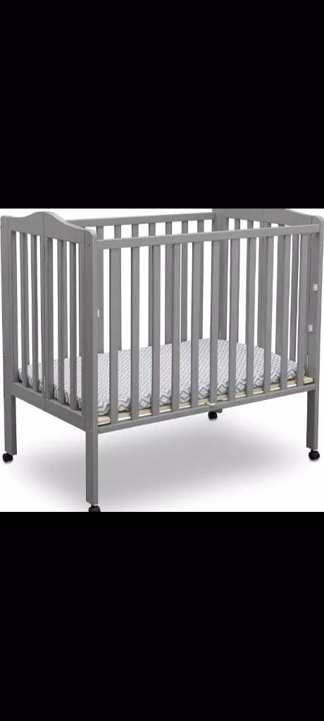 Cuna Unixes color gris Nueva