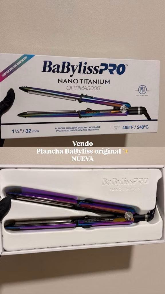 Plancha Baby Liss ÓPTIMA 3000