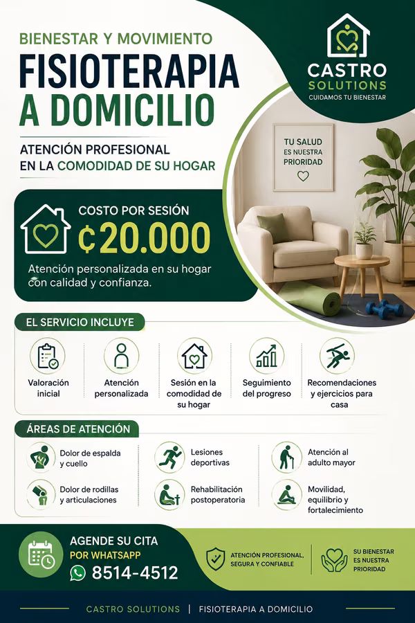  Fisioterapia a Domicilio
