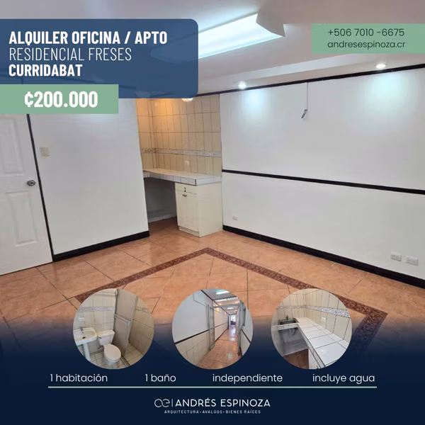 AE ARQUITECTURA | ALQUILER APARTAMENTO / OFICINA FRESES AE 1223