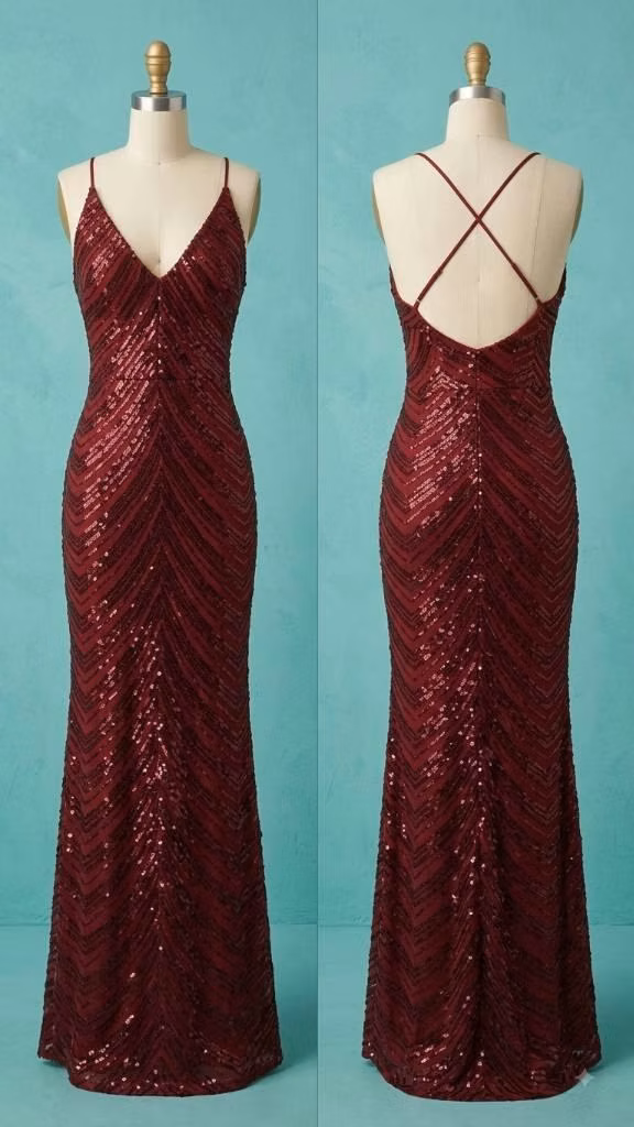 Vestido de graduación.