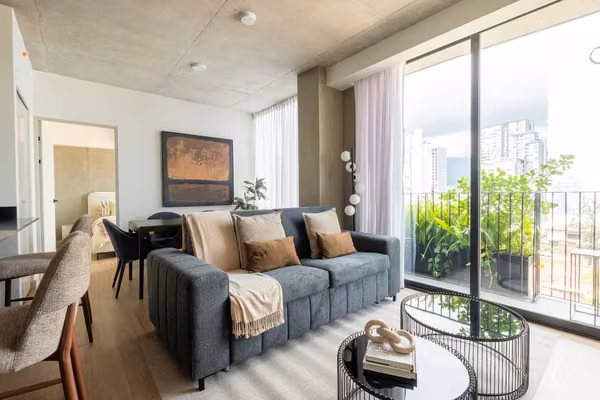 Se alquila apartamento con linea blanca en Nucleo Sabana