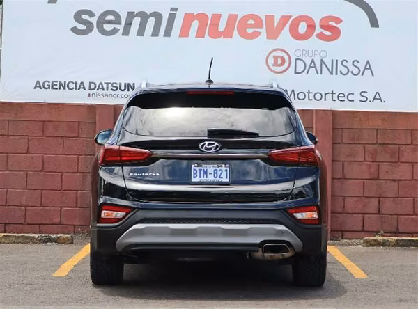 HYUNDAI SANTA FE 2020 AUTOMÁTICA GASOLINA NEGRO