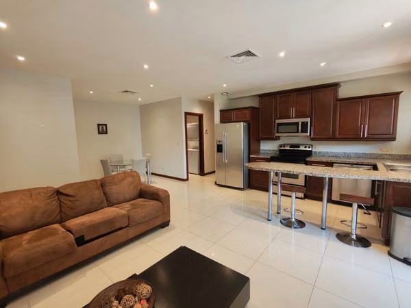 Furnished apartment for rent in San Rafael de Escazú.