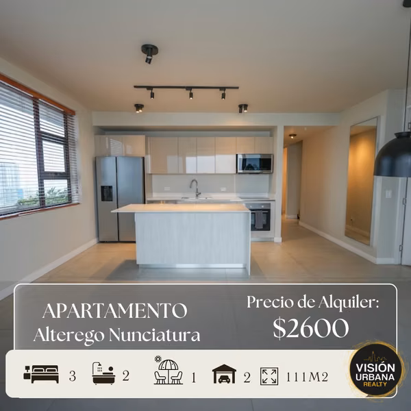 3-Bedroom Apartment with Appliances in Alterego