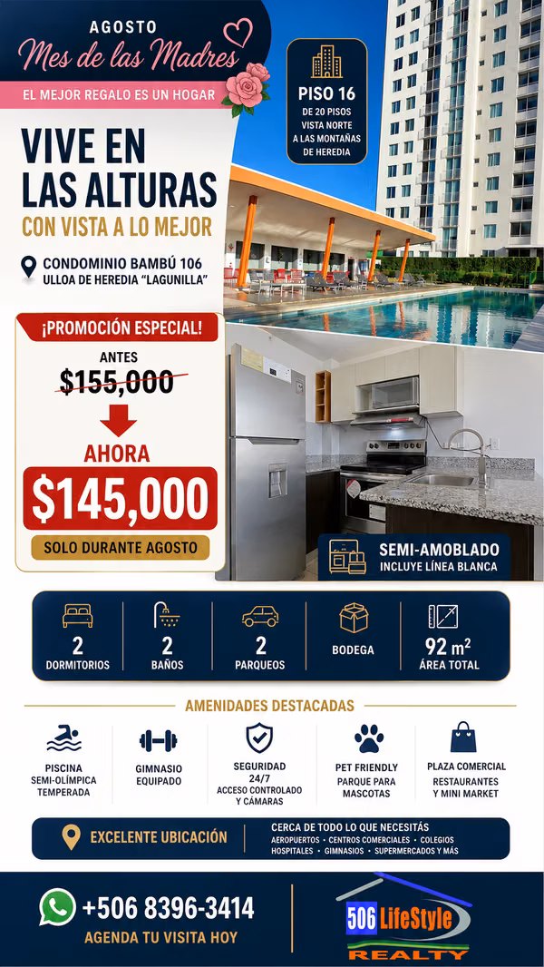Opportunity Apartment for Sale in Heredia / DFS