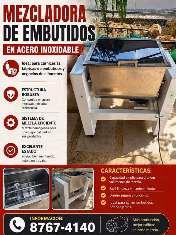 Mezcladora de embutidos