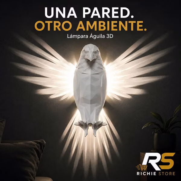 LED Lamp 3D Pound Eagle with Wings Effect for Decoration