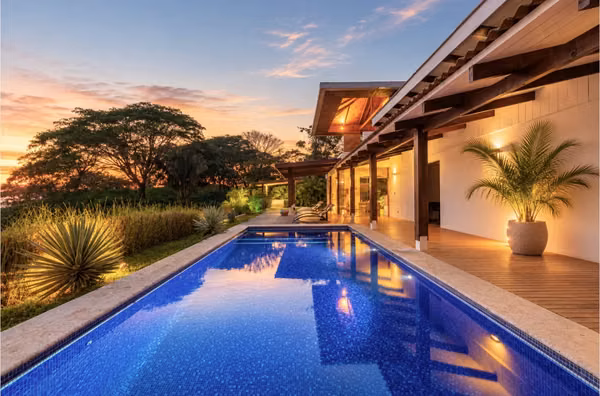 Beautiful Ocean View Home in Gated Community Minutes from Santa Teresa
