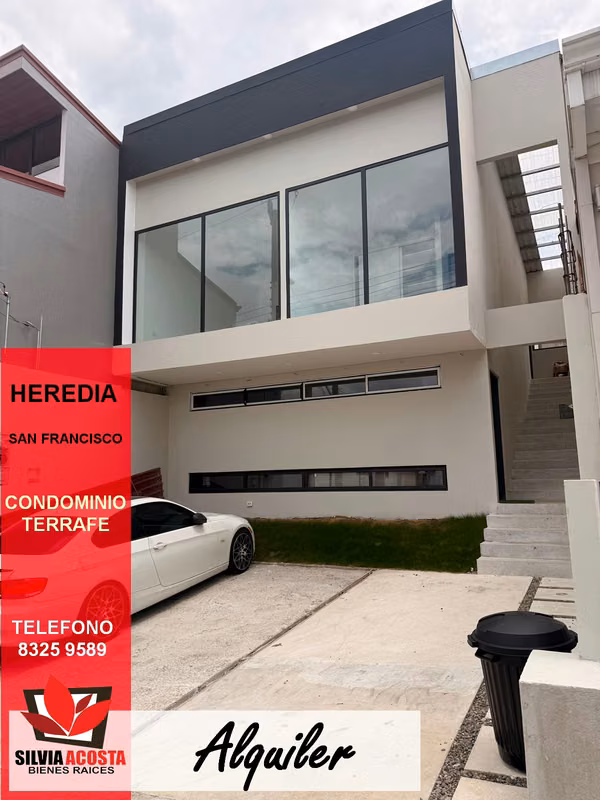 ALQUILER APARTAMENTO NUEVO CONDOMINIO TERRAFE HEREDIA