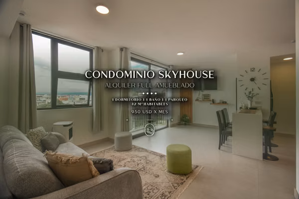 APARTAMENTO 1 HAB EN ALQUILER EN SKYHOUSE | SAN SEBASTIÁN, SAN JOSÉ