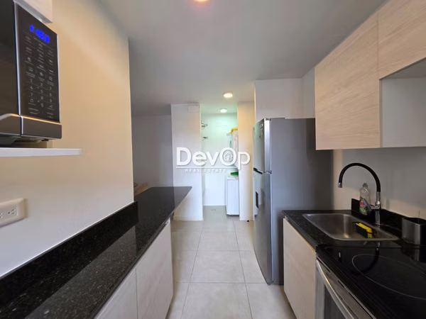 Alquiler de apartamento amueblado, 3Hab. Condominio Monte Alto