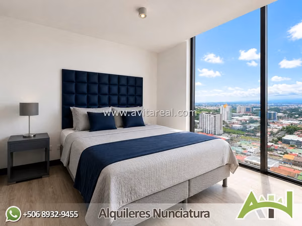 Apartamento amueblado de 1 habitacion | Torre Rohrmoser