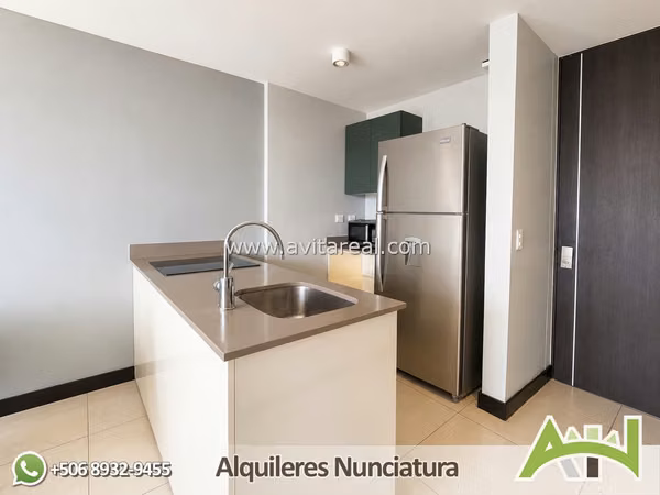 Apartamento amueblado de 1 habitacion | Torre Rohrmoser