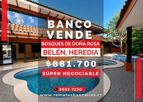 House for sale, Bosques de Doña Rosa with private pool, Belén, Heredia