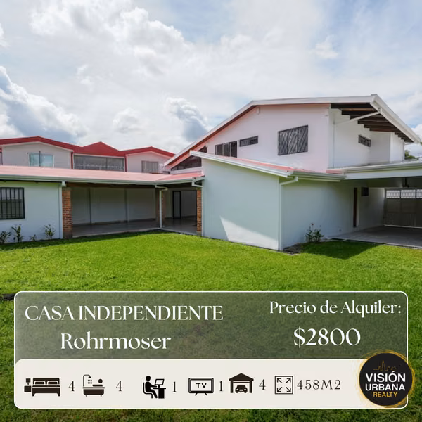 Casa Independiente de 4 Habitaciones en Rohrmoser