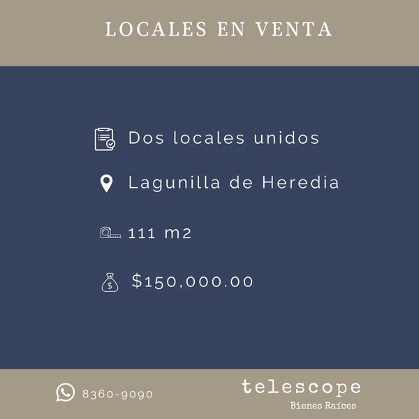 Local comercial remodelado en Venta en Lagunilla de Heredia