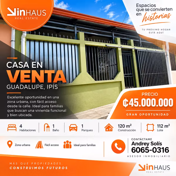 Casa en venta en Guadalupe AS ID43481