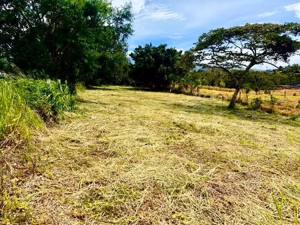 Listo para Construir: Lote Plano, Privado, con Agua, Elec & Vista Incluidos-1,221m² — San Isidro de Grecia