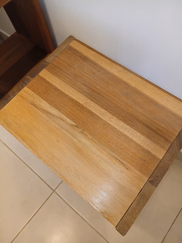 Two wooden night tables