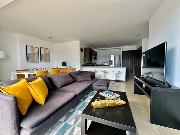 Torres de Paseo Colón - 1 habitación Amueblado  - Vista  - Impecable