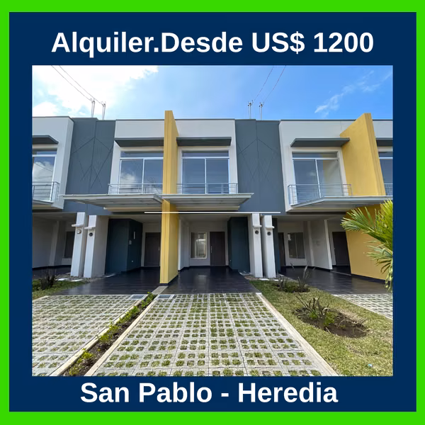 Alquiler. Condominio Via Heredia. San Pablo, Heredia IK2618