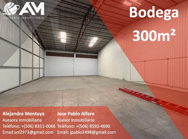 BODEGA EN TIBAS 300m²