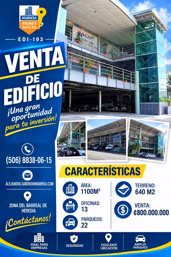 ED-193 BUILDING IN HEREDIA
