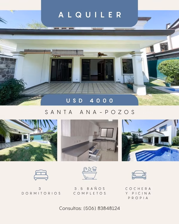 Rental house with own pool