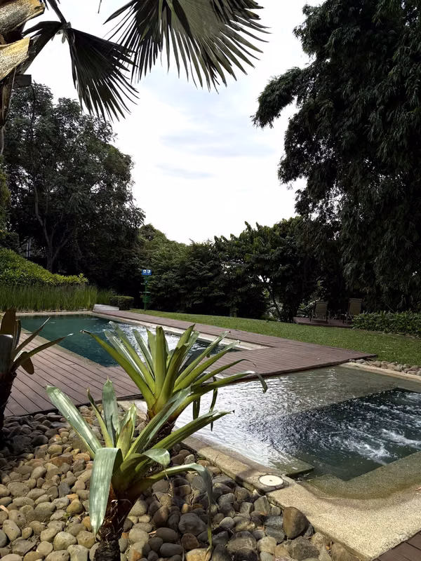 1-room studio apartment with garden in Condominio Azuraflat- Piedad de Santa Ana - 124; $1,100 / mon