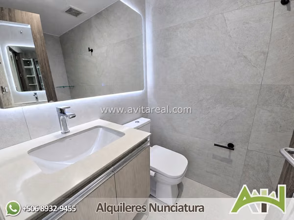 Apartamento de 2 habitaciones con terraza | U Nunciatura | AC