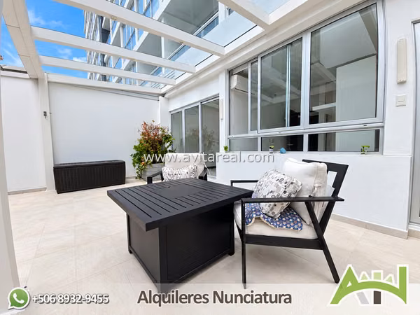Apartamento de 2 habitaciones con terraza | U Nunciatura | AC