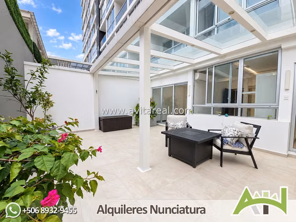 Apartamento de 2 habitaciones con terraza | U Nunciatura | AC