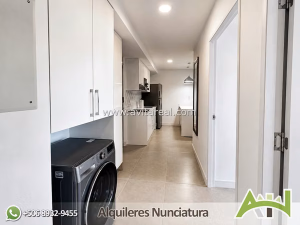 Apartamento amueblado de 2 habitaciones | Sky Garden | AC