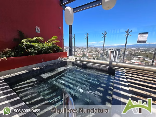 Apartamento amueblado de 2 habitaciones | Sky Garden | AC