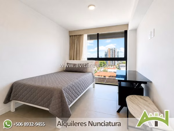 Apartamento amueblado de 2 habitaciones | Sky Garden | AC