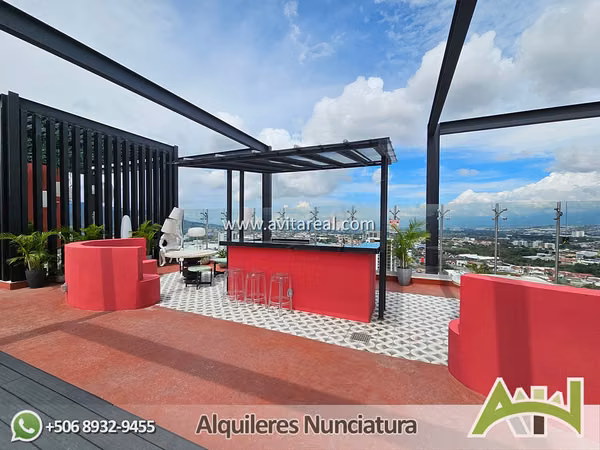 Apartamento amueblado de 2 habitaciones | Sky Garden | AC
