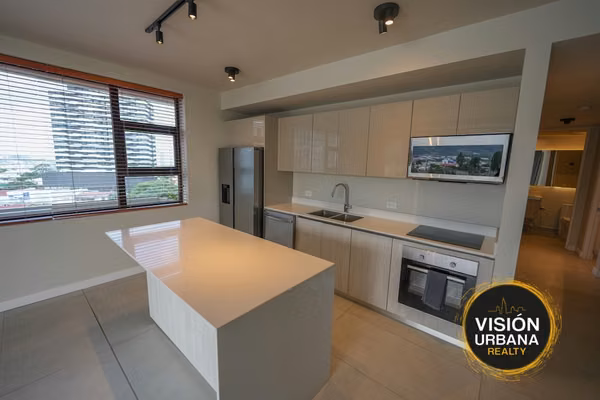 Apartamento de 3 Habitaciones con Línea Blanca en Alterego