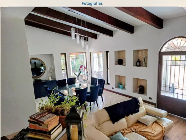 Venta espectacular casa 1300 mts terreno Guachipelin Escazu