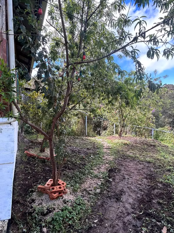 Hermosas cabañas con rancho.