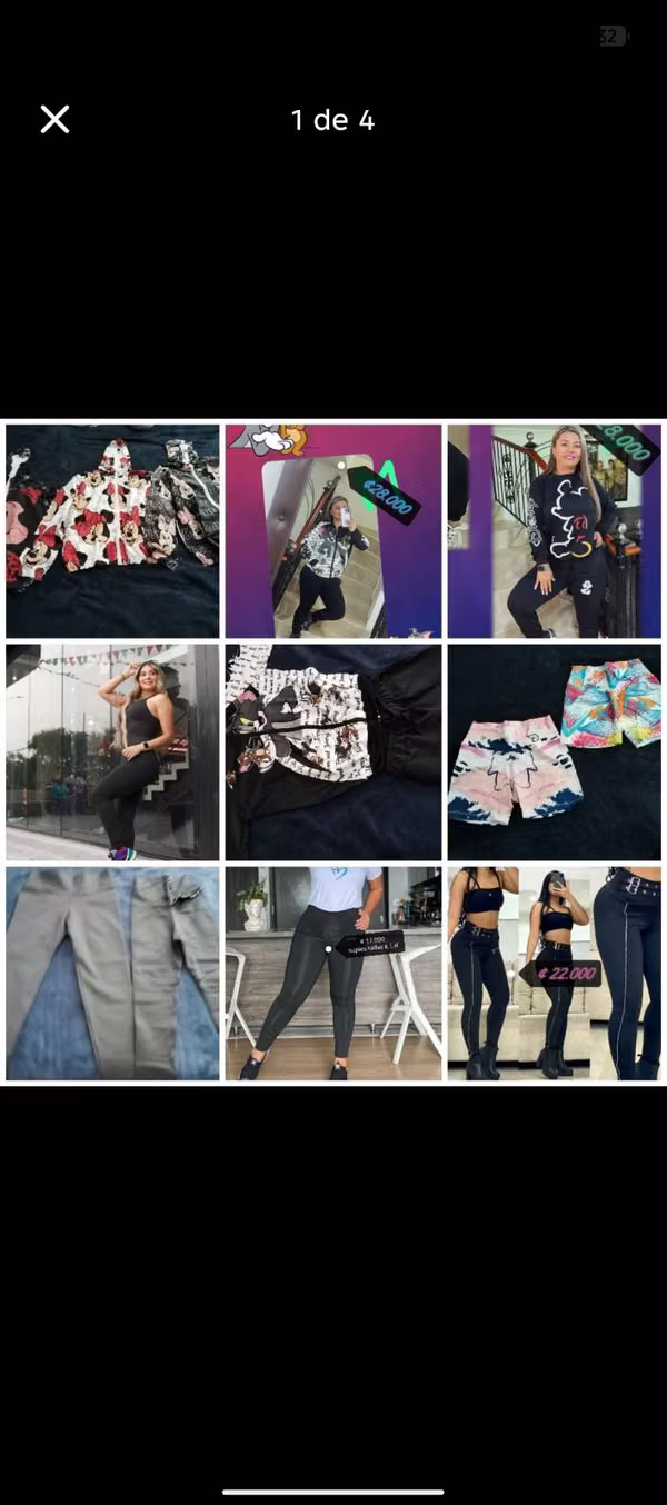 Selling lot of new clothes at cost, brought from cololombia, negotiable for business,