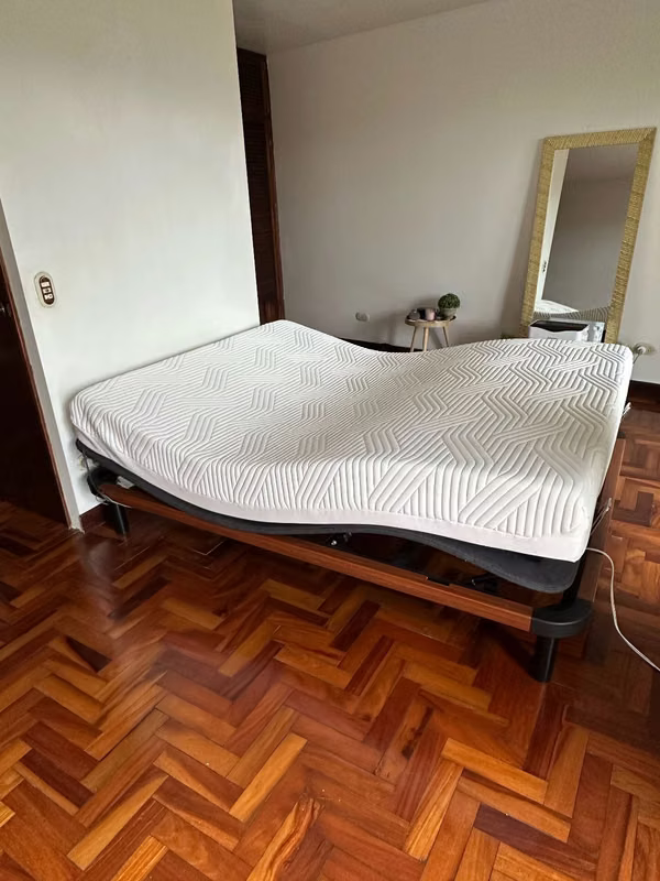 Cama Queen Tempur Sensation Supreme + base Ergomotion