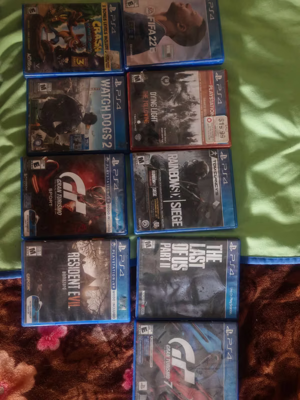 PS4 games go all that come out in the photo