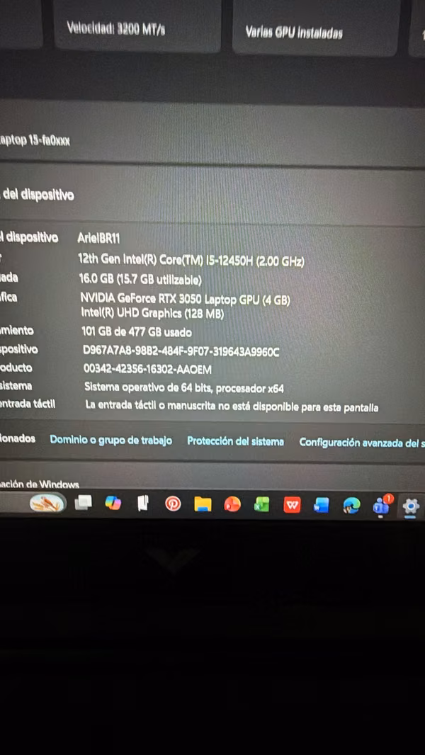 Laptop gamer victus hp 15