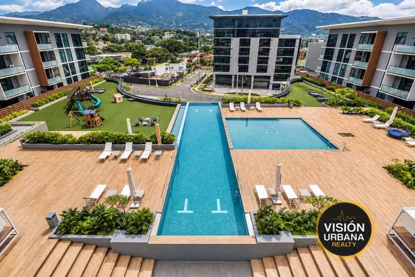 Apartamento Amueblado de 2 Habitaciones en Escazú Village