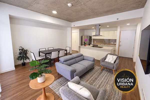 Apartamento Amueblado de 2 Habitaciones en Escazú Village