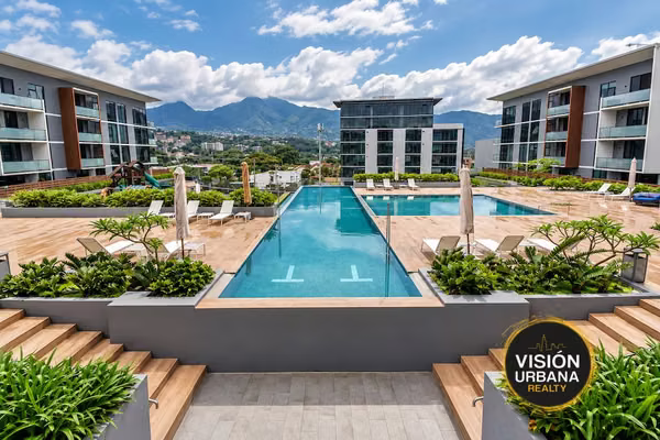 Apartamento Amueblado de 2 Habitaciones en Escazú Village
