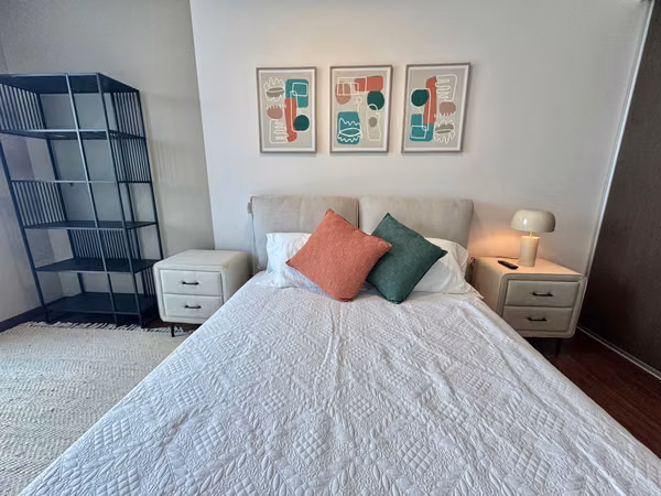 Apartamento amueblado con excelentes vistas en Paseo Colón