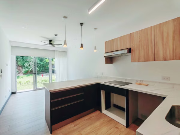 Santa Ana - A estrenar- 1 habitación- Jardín- Electrodomésticos